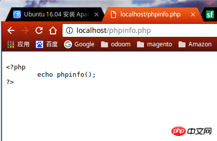 php7 - ubuntu16下,Apache2解析php显示源码