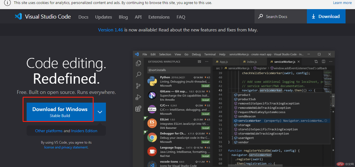 vscode,phpstudy安装及配置,markdown基础语法 前