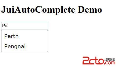 PHP development framework Yii Framework tutorial (34) Zii component-AutoComplete example