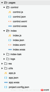 1533607126561578.png WeChat アプレット -- Raspberry Pi 車制御のコード フロー