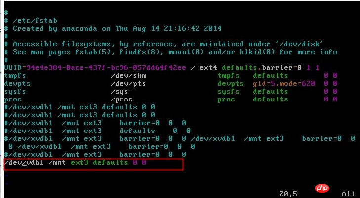 Things to note when adding mounting information to ordinary cloud disks and SSD cloud disks