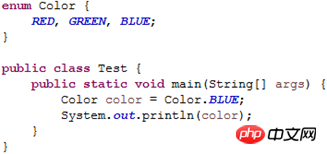 Java basic knowledge explanation - enumeration type definition