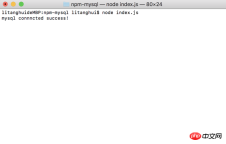 1540792278516634.png Basic tutorial on operating MySQL database in Node.js