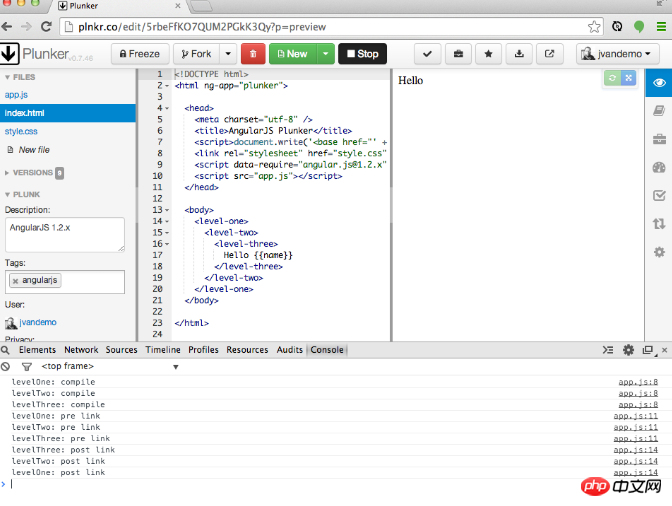 AngularJS指令compile和link函數的真相