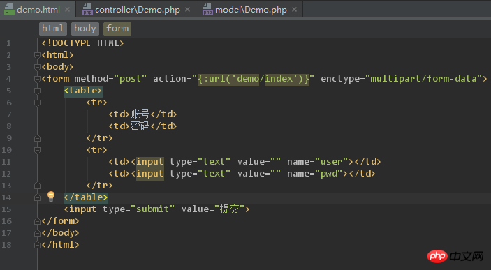 How to implement it simply through TP5-Add, Delete, Modify and Check