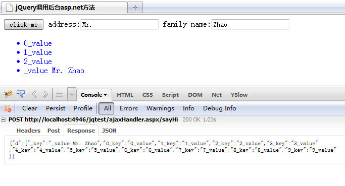 jQuery.ajax() calls asp.net background method