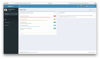 1484296773591844.jpg Use AdminLTE template in PHPs Laravel framework to write website backend interface_php skills