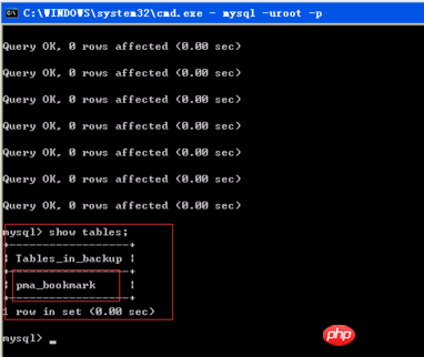 MySQL資料庫的還原與復原以及導入操作