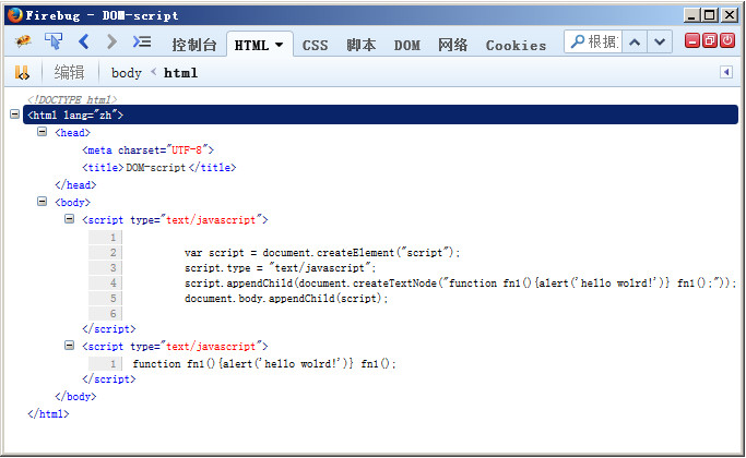 JavaScript-Dokumentobjektmodell-DOM-Betriebstechnologie