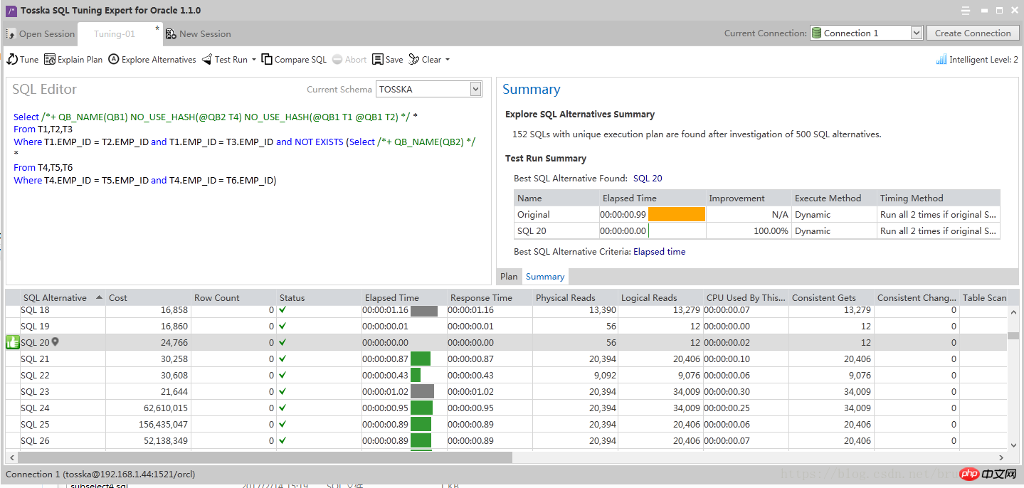 sql資料庫語句最佳化分析與最佳化技巧總結（sql優化工具）