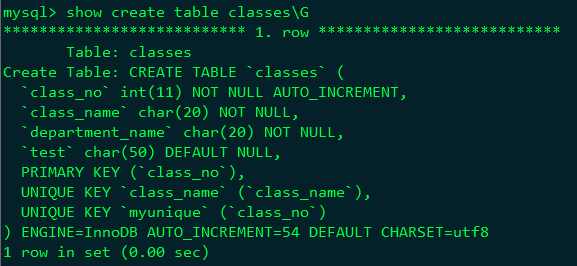 MySQL-Studiennotizen (2) Hinzufügen, Löschen, Ändern und Abfragen der Tabellenstruktur