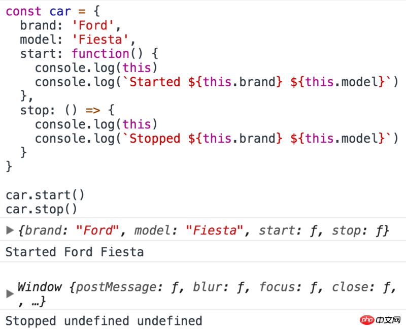 Analyse détaillée des fonctions et des fonctions fléchées ES6 en js