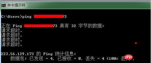 The default public network rules of the ECS instance security group were deleted, resulting in the inability to ping.