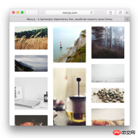1510192216920764.png Ultra-lightweight web page flow layout JS plug-in Macy.js