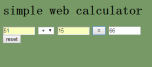 Example of a simple web calculator that can change colors randomly using javascript Example of a simple web calculator that can change colors randomly using javascript