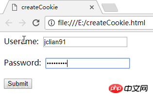 JavaScript を学習して Cookie を読み書きする例