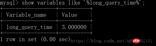 mysql slow query log: a logging function provided by mysql