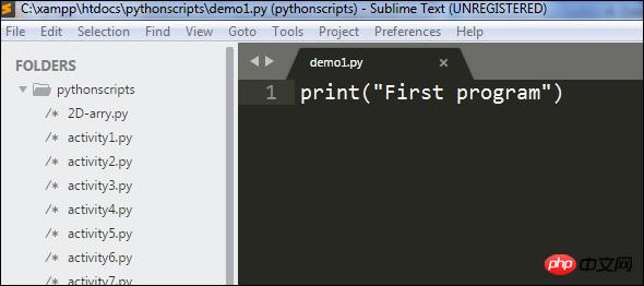 如何用Sublime Text建立第一個文檔