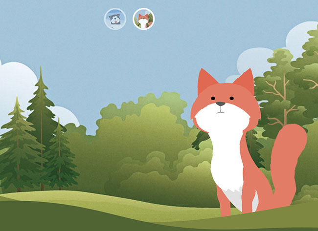 Cute cartoon animal animation special effects based on SVG and CSS3