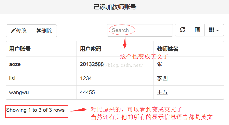 Bootstrap Table使用方法详解