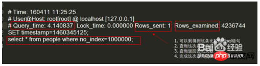 Introduction to MySQL slow query operations for Mysql optimization