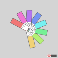 1531213878990998.png 純粋な CSS を使用してカラーカードの効果を実現する方法