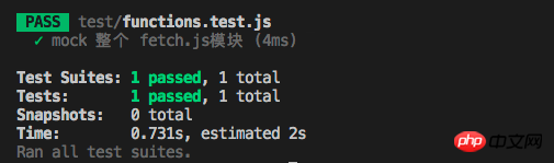 So verwenden Sie Jest zum Testen von JavaScript (Mock-Funktion)