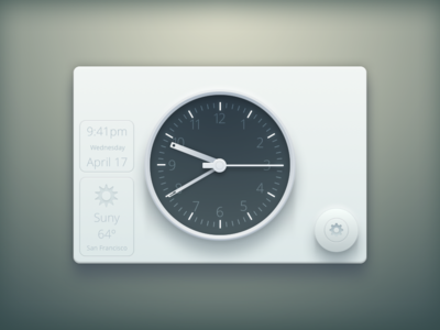 canvas animated clock