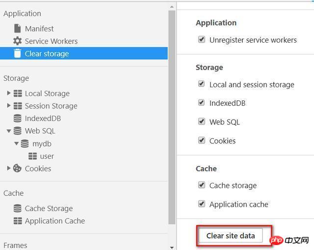 Introduction to the four basic operations of HTML5 WebSQL