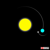 1536032792421003.png 순수 CSS를 사용하여 태양, 지구, 달의 움직임을 애니메이션화하는 방법