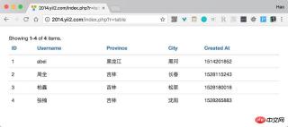1531204803711593.jpg Yii2 での GridView の使用法の概要