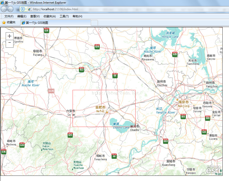 Aufbau einer ArcGIS API für die JavaScript-Entwicklungsumgebung und erste Beispieldemo