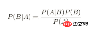 JS implements Bayesian classifier