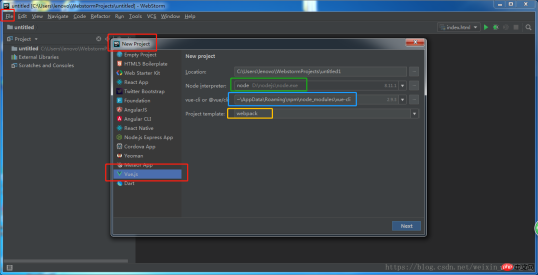1537949955601007.png 新手入門webstorm搭建vue專案的詳細流程
