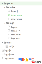 WeChatアプレットの共有ファイル構造ディレクトリ分析 WeChatアプレットの共有ファイル構造ディレクトリ分析
