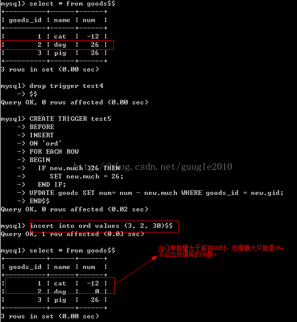 [MySQL 14] トリガーの前後