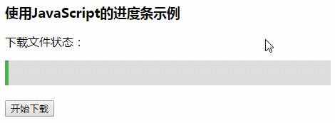 jsで動的に読み込まれるプログレスバーを作成するにはどうすればよいですか? (コード例)