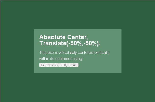 How to achieve complete centering using only CSS