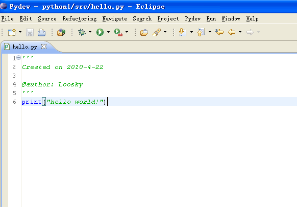 Eclipse+Pydev インストールチュートリアル