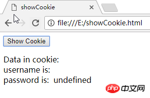 Beispiel für das Erlernen von JavaScript zum Lesen und Schreiben von Cookies