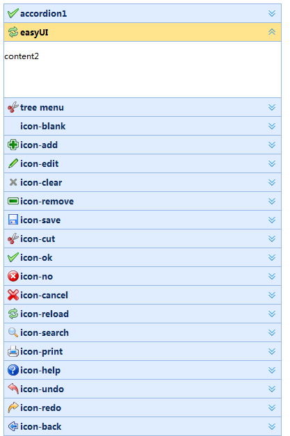 easyui datagrid paging 4. easyUI-seven layouts (layout)