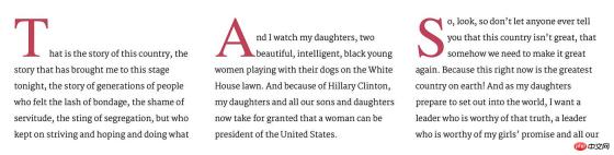 1539325861897578.jpg Lattribut initial-letter de CSS implémente leffet lettrine (exemple de code)