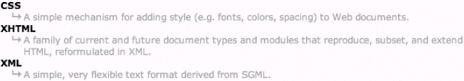 Markup language - another discussion list_HTML/Xhtml_Web page production