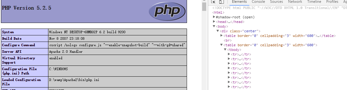 Use Apache+Dreamweaver (or H-builder) to build a php development environment