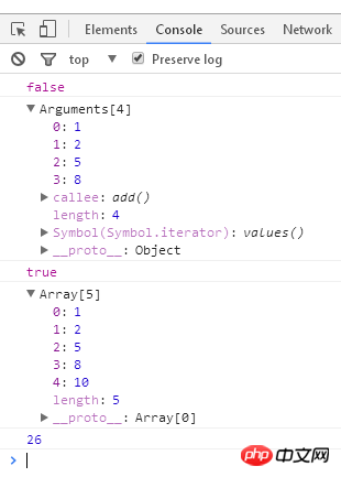 Exemples dutilisation de pseudo-tableaux JavaScript