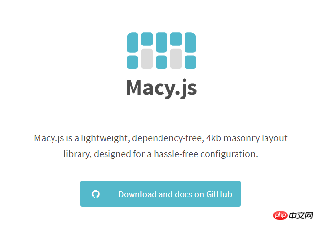 초경량 웹 페이지 흐름 레이아웃 JS 플러그인 Macy.js