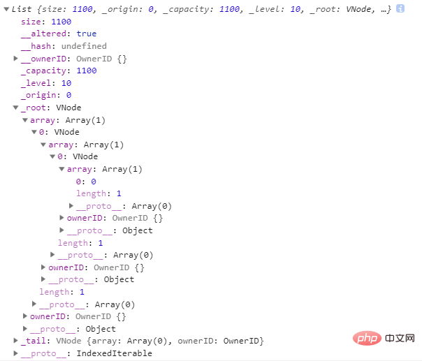 Analyse détaillée du type List du code source dImmutable.js (avec exemples)