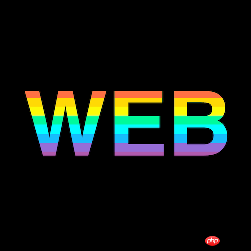 How to use pure CSS to achieve the effect of rainbow striped text (with code)