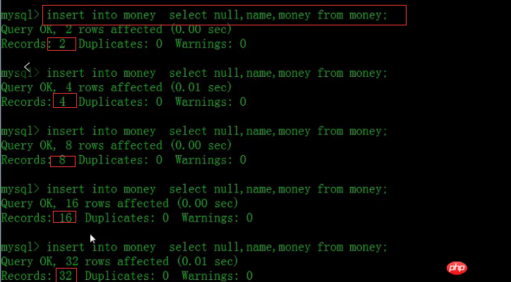 So verwenden Sie die Wurmreplikation in einer MySQL-Datentabelle