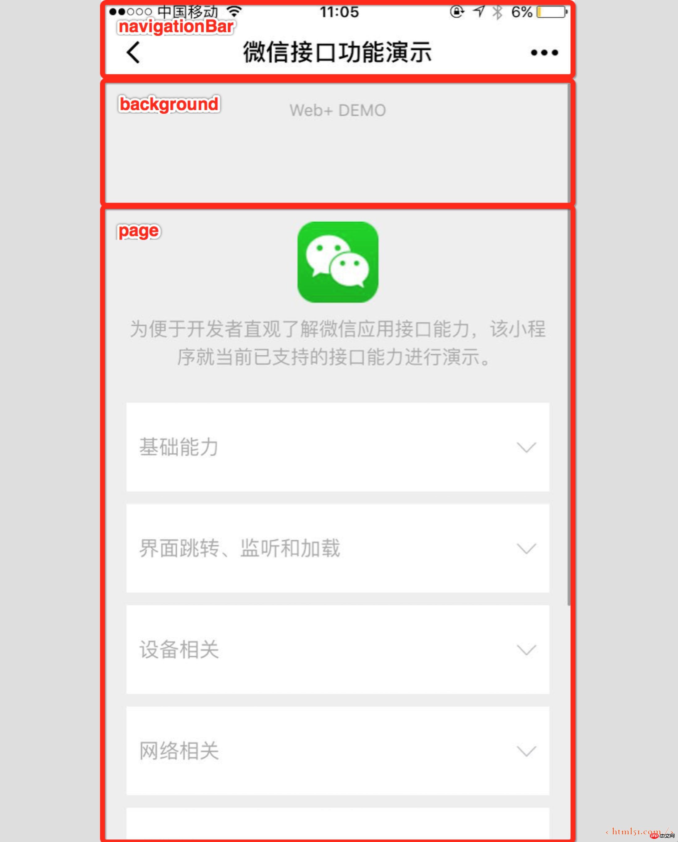 WeChat アプレットの構成